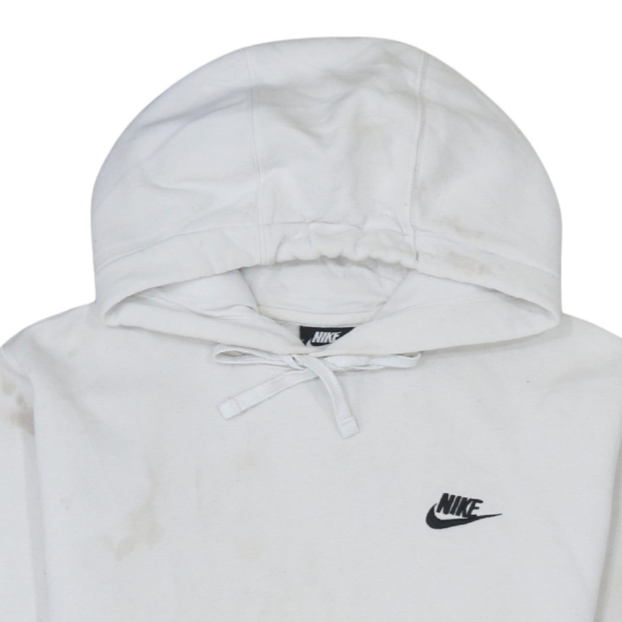 Mens UK Size XS Nike White Pullover Hoodie