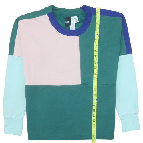 Womens UK Size S adidas Multicoloured Pullover Sweatshirt