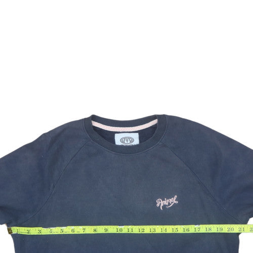 Womens UK Size 8 Animal Blue Pullover Sweatshirt
