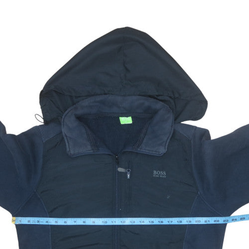Mens UK Size XL HUGO BOSS Blue Full Zip Hoodie