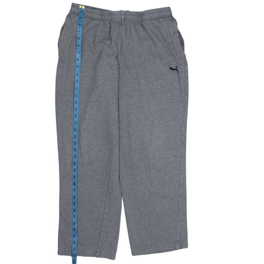 Mens UK Size L PUMA Regular Fit Sweatpants Grey Trousers