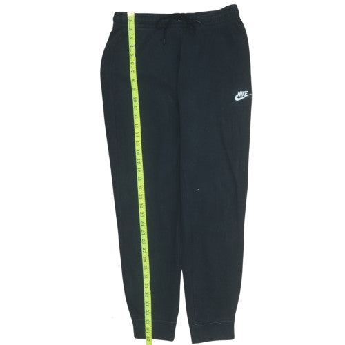 Mens UK Size M Nike Regular Fit Jogger Black Trousers