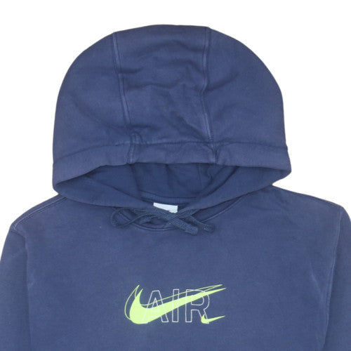 Mens UK Size XS Nike Blue Pullover Hoodie