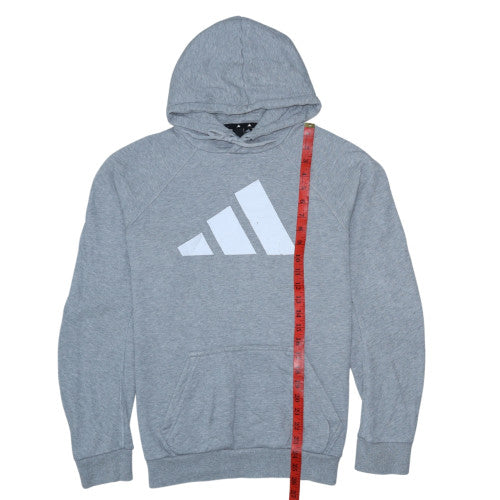 Mens UK Size M adidas Grey Pullover Hoodie