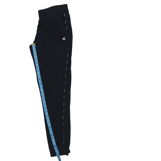 Mens UK Size M Champion Regular Fit Jogger Black Trousers
