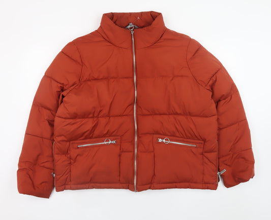 Womens UK Size 16 Principles Brown Puffer Jacket