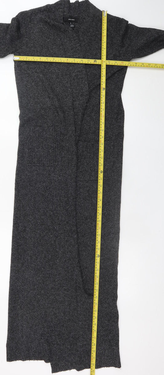 Vero Moda Women's Grey Long Knit Cardigan Size M