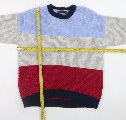 Marks and Spencer Women’s Multicoloured Knit Pullover Jumper M
