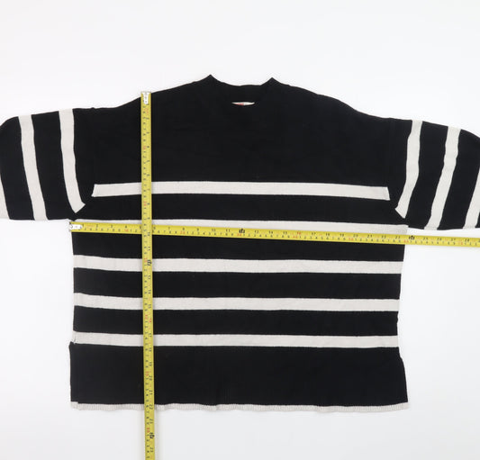 Womens UK Size M John Lewis Black Pullover Jumper