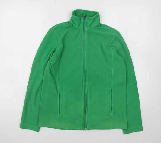Womens UK Size XS Lands' End Green Basic Jacket