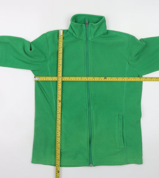 Womens UK Size XS Lands' End Green Basic Jacket