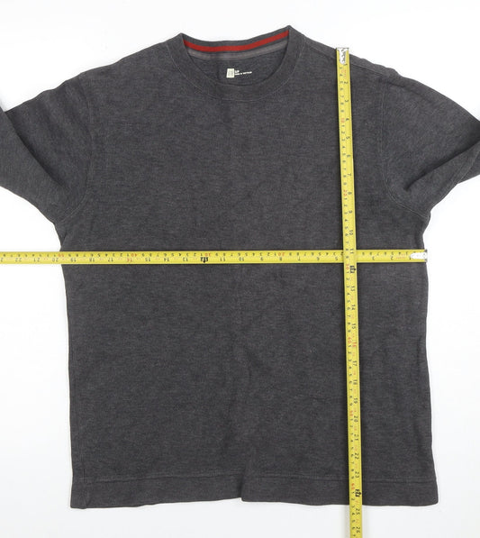Mens UK Size S Gap Grey Pullover Sweatshirt