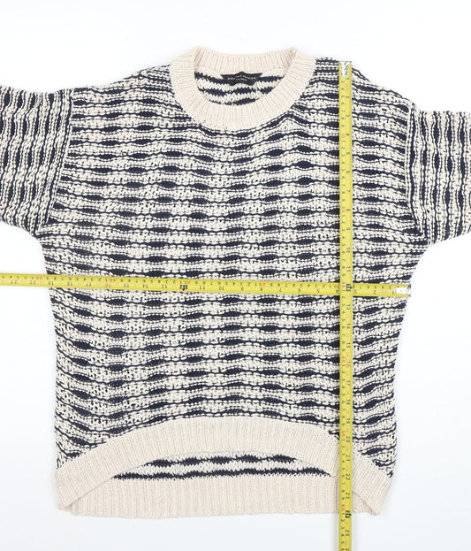 Dorothy Perkins Womens Multicoloured Size 10 Chunky Knit Jumper