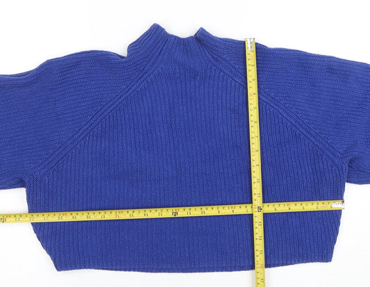 Womens UK Size L Hollister Blue Pullover Jumper
