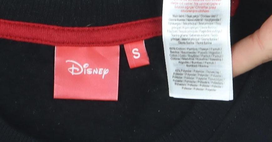 Mens UK Size S Disney Black Pullover Sweatshirt