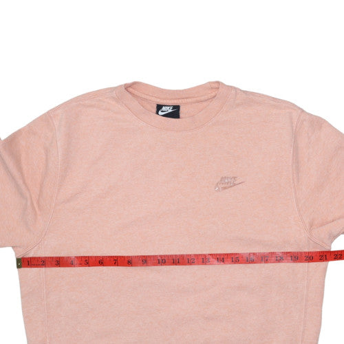 Womens UK Size S Nike Pink Pullover Sweatshirt