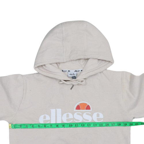 Womens UK Size 10 ellesse Beige Pullover Hoodie
