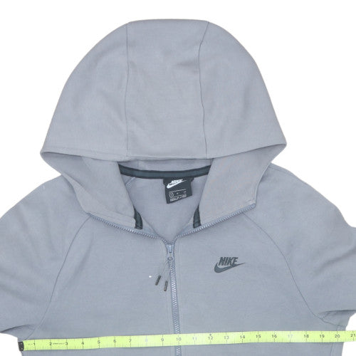 Mens UK Size S Nike Grey Full Zip Hoodie