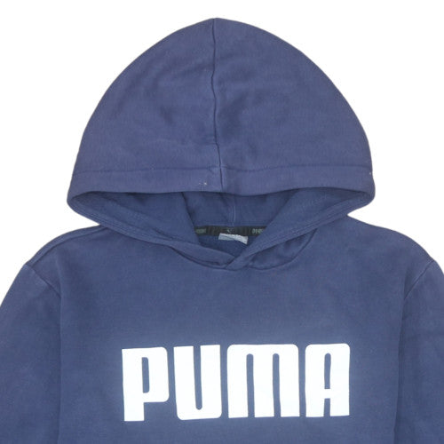 Boys UK Size 12 Years PUMA Blue Pullover Hoodie