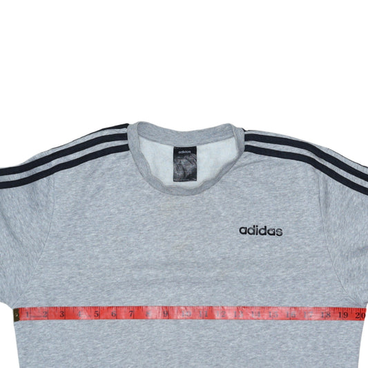 Mens UK Size S adidas Grey Pullover Sweatshirt