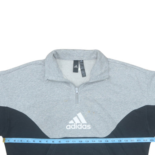 Womens UK Size M adidas Grey Pullover Sweatshirt