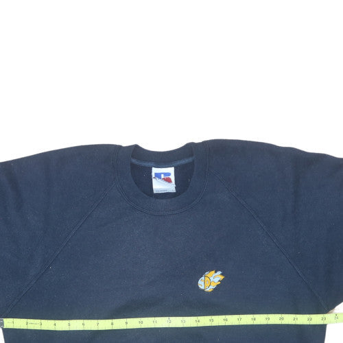 Mens UK Size L Russell Blue Pullover Sweatshirt