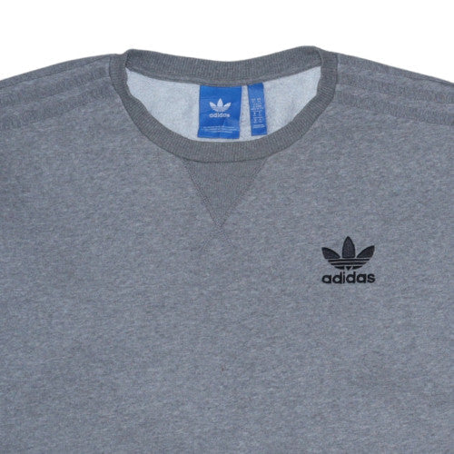 Mens UK Size XL adidas Grey Pullover Sweatshirt