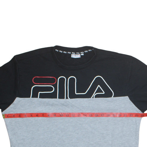 Mens UK Size L FILA Grey Pullover Sweatshirt