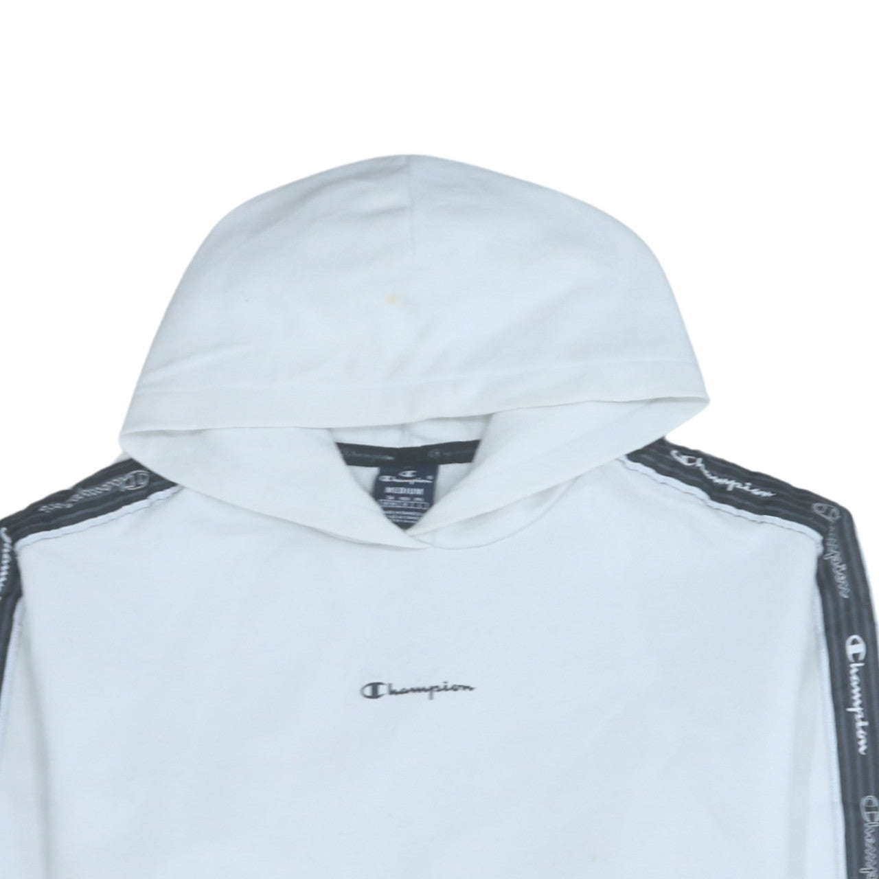 Mens UK Size M Champion White Pullover Hoodie