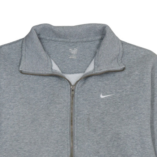 Mens UK Size L Nike Grey Full Zip Sweatshirt