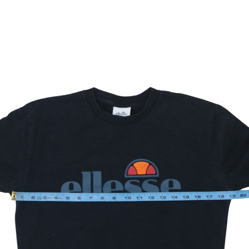Womens UK Size 10 ellesse Black Pullover Sweatshirt