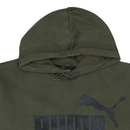 Mens UK Size XL PUMA Green Pullover Hoodie