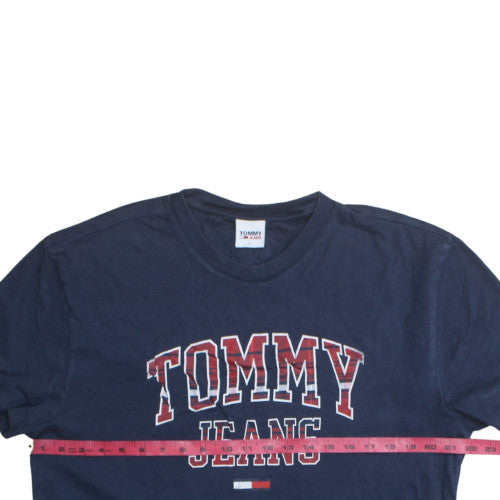 Mens UK Size L Tommy Jeans Blue T-Shirt