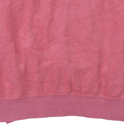 Womens UK Size M Nike Pink Pullover Hoodie