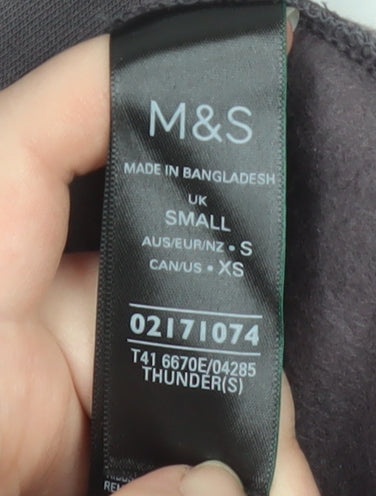 Womens UK Size S Marks and Spencer Grey Basic Jacket