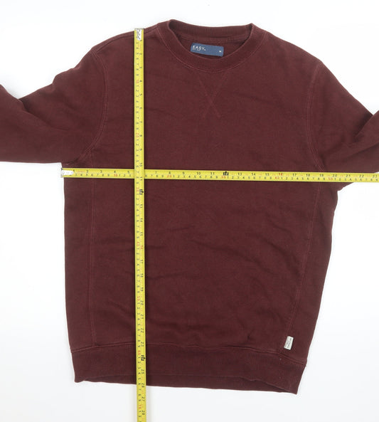 Mens UK Size M Easy Brown Pullover Sweatshirt