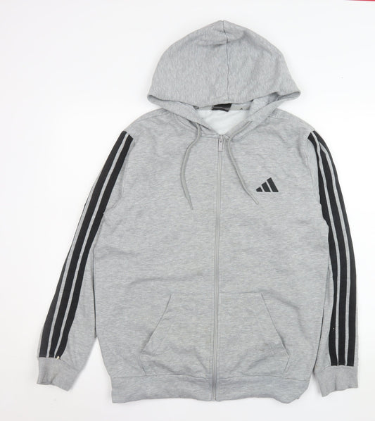 Mens UK Size M adidas Grey Basic Jacket