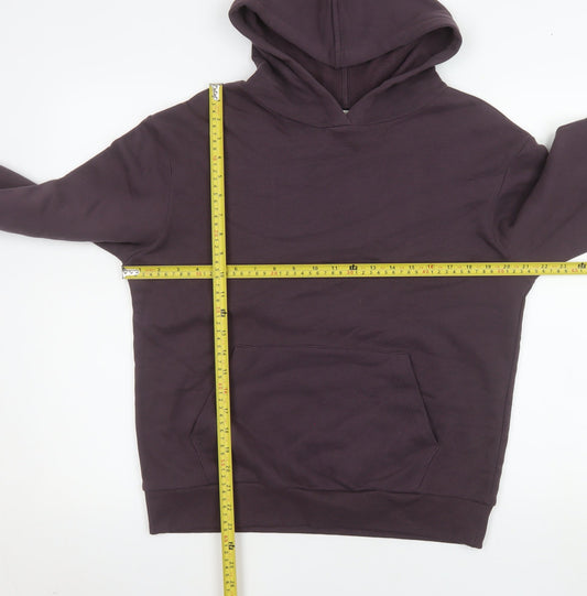 Mens UK Size S Marks and Spencer Brown Pullover Hoodie