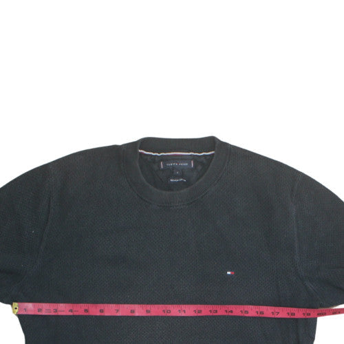 Mens UK Size S Tommy Hilfiger Black Pullover Jumper