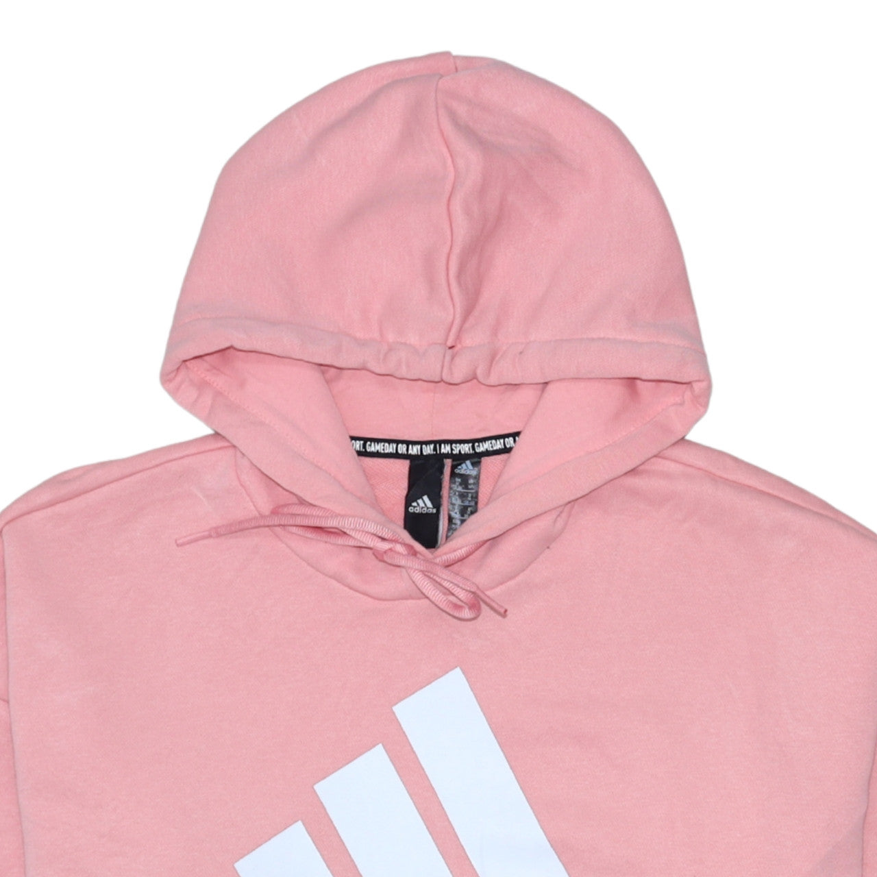 Womens UK Size M adidas Pink Pullover Hoodie