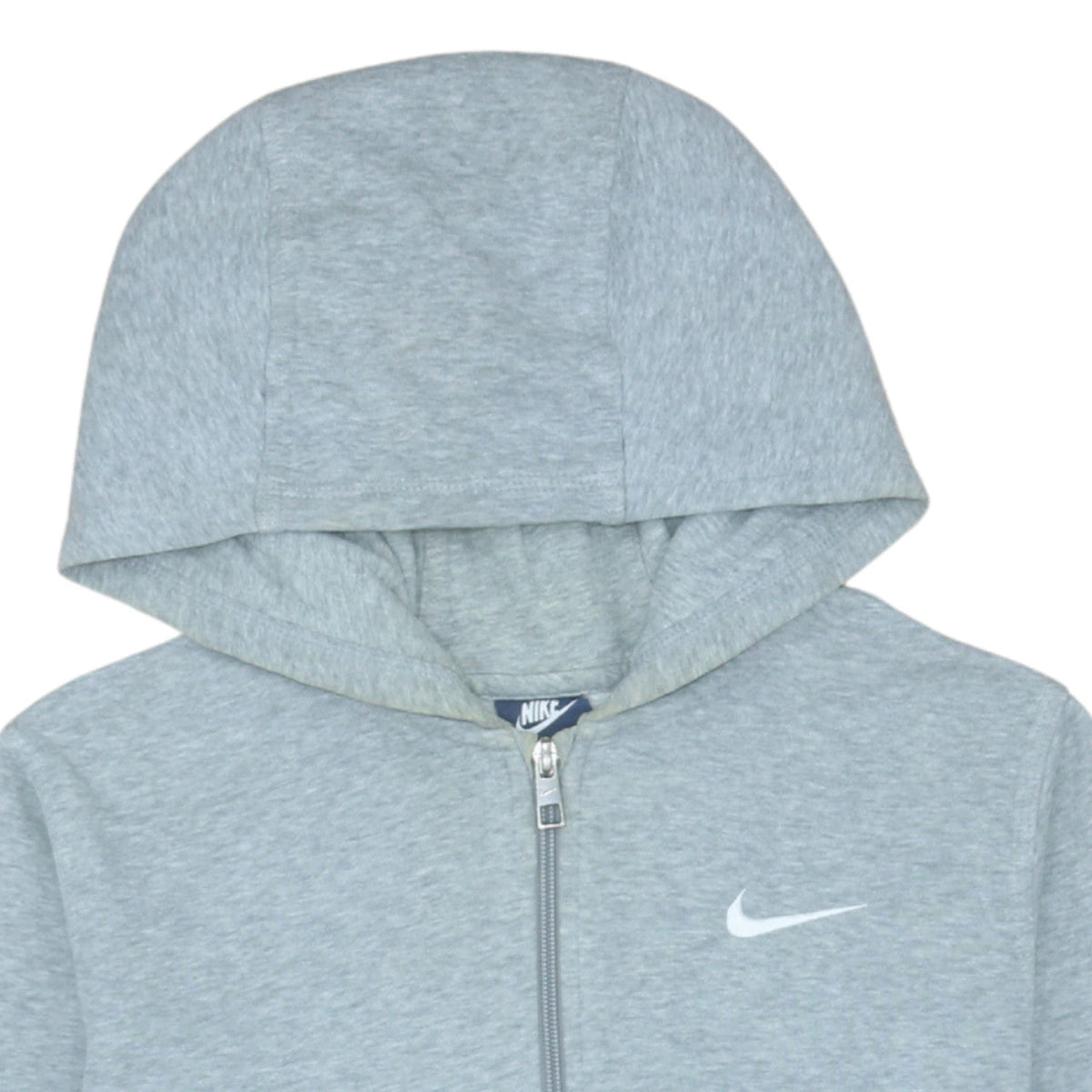 Additional view of Nike boys’ grey full zip hoodie xl 13-15 years classic sportswear