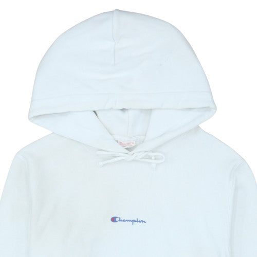 Mens UK Size S Champion White Pullover Hoodie