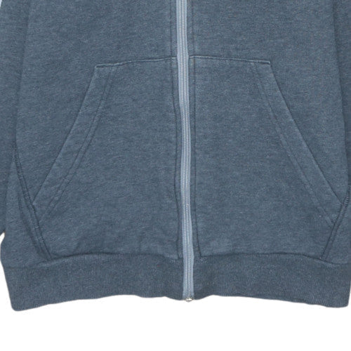 Additional view of Adidas boys’ grey full zip hoodie 152cm fleece sports sweatshirt