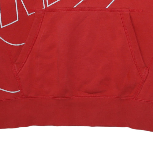 Womens UK Size XL Nike Red Pullover Hoodie