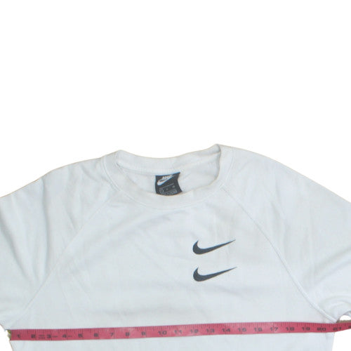 Womens UK Size S Nike White Pullover Sweatshirt