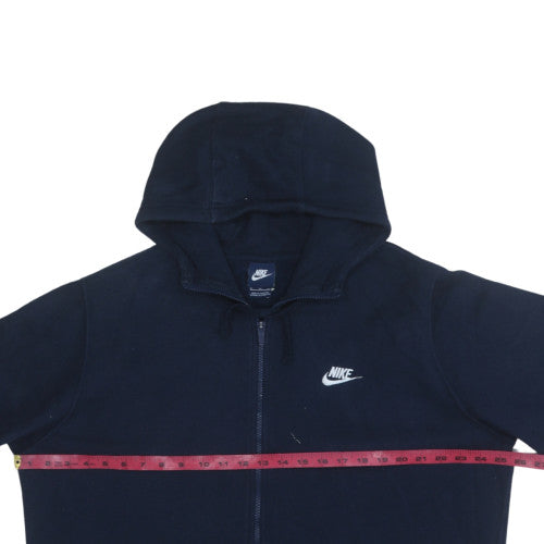 Mens UK Size XL Nike Blue Full Zip Hoodie