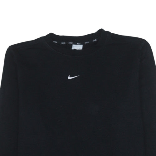 Mens UK Size L Nike Black Pullover Sweatshirt