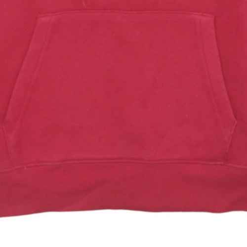 Additional view of Jordan boys’ red pullover hoodie xl 13-15 years cotton fleece sweatshirt