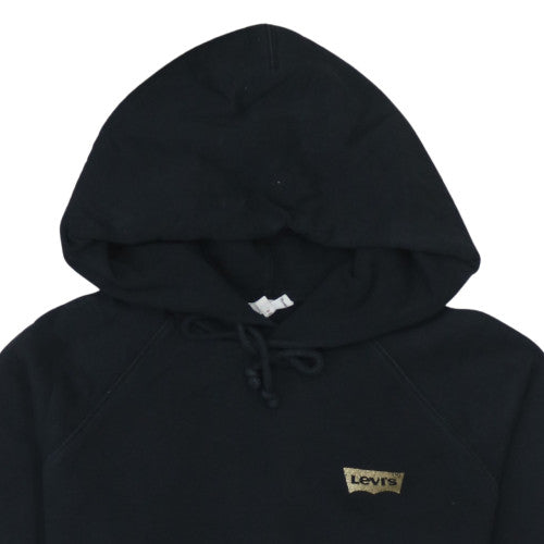 Womens UK Size XS Levi's Black Pullover Hoodie
