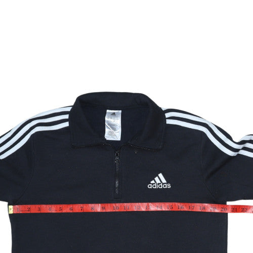 Womens UK Size M adidas Black Pullover Sweatshirt